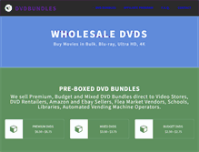 Tablet Screenshot of dvdbundles.com